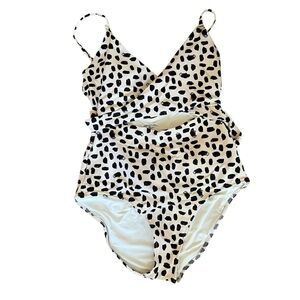 Aerie One Piece Wrap Swimsuit